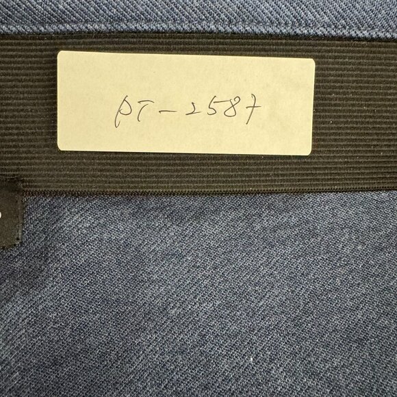 Talbots Montauk Pull On Pants 22W Blue Viscose Blend Stretch Office PT-2587 - Picture 2 of 10